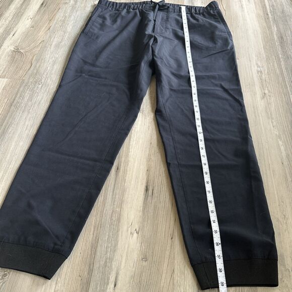 COS Wide Pants Women’s Size 38R Navy Blue Pull On Elastic Waist Minimalist Pants - Picture 5 of 7